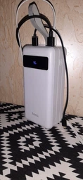 УМБ Powerbank Hoco J86B 60000mAh QC3.0 PD22.5W с фонариком черный