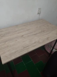 Стіл розкладний Моріс Ferrum-decor 750x1000x600 Чорний метал ДСП Кашемір 16 мм (MORI1013) фото від покупців 1