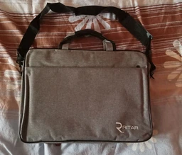 Сумка для ноутбука Ritar 15.6", джинсова тканина, сіро-чорна (Gray-Black) фото від покупців 12