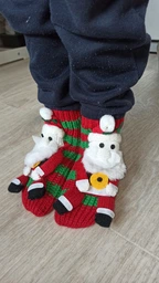 Шкарпетки новорічний kids homeline ABS ATTRACTIVE (Санта 2). р. 31-34. фото от покупателей 1