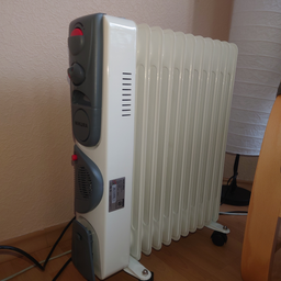 Масляный обогреватель NIKURA НY-C3F-11 2500W 11 секций, с конвекцией воздуха, белый