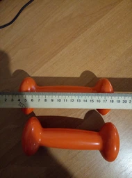 Гантелі вінілові пара LiveUp VINYL DUMBBELL EGG HEAD фото от покупателей 9