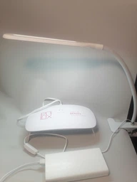 Светодиодная яркая настольная лампа USB 24 LED на прищепке XSD 206 Черная (TO1709)