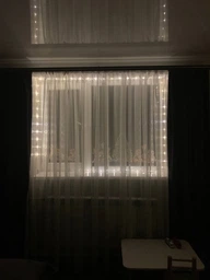 Гибкая медная гирлянда на батарейках РОСА капля 50LED DL 5м синяя 1000-RV-104B фото от покупателей 16
