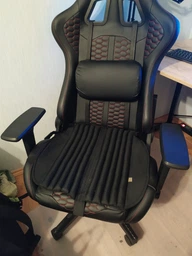 Ергономічні подушки EKKOSEAT на офісне та комп'ютерне крісло. Сидіння. Графит.2048forback103 фото від покупців 1