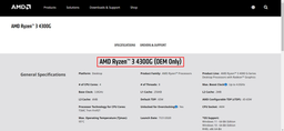 Процессор AMD Ryzen 3 4300G 3.8GHz/4MB (100-100000144BOX) sAM4 BOX фото от покупателей 1
