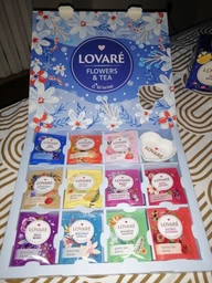 Чай Lovare Flowers@Tea Колекція чаїв асорті в пакетиках 12 смаків по 5 шт (1774)