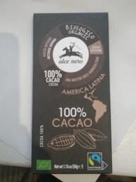 Шоколад Alce Nero экстра черный 100% Fairtrade Органический 50 г (8009004811812) фото от покупателей 5