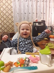 Детский стульчик IKEA ANTILOP высокий с поддончиком серебро 290.672.93 фото от покупателей 6