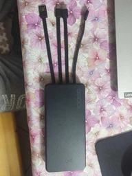 Наружный аккумулятор Power Bank 10000mAh KLGO портативное зарядное зарядное для телефона - KP-65, белый фото от покупателей 3