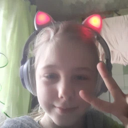 Дитячі бездротові навушники котячі вушка CATear ME1-CE Bluetooth з LED підсвічуванням, плеєр і MicroSD до 32Гб Чорні