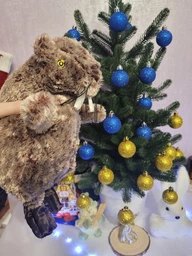 Бобер плюшевий з імітацією звуку Trixie 35910 27 см (4011905359106)A фото від покупців 3