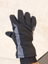 Чоловічі рукавички зимові тактичні для зимової риболовлі полювання на штучному хутрі Tactical Чорні (9227) фото від покупців 1