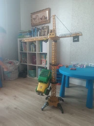 Кран баштовий 678 Toy 8063Е на радіокеруванні Жовтий фото від покупців 1