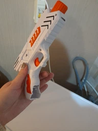 Повітряний тир Shooting X-Target пістолет з м'якими кулями і мішень з кульками, що левітують. фото від покупців 2