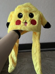 Світна шапка Сірий зайчик із рухомими вушками Pikachu Toys Grey фото від покупців 2