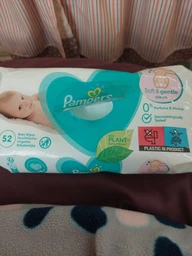 Вологі cepветки дитячі PAMPERS Sensitive 52 шт (8001841041391) фото від покупців 9