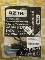 Адаптер RZTK HDMI - VGA/3.5 мм Black фото от покупателей 11