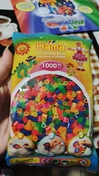 Термомозаїка Hama Набір кольорових намистин 1000 шт. 6 неонових кольорів Midi 5+ (207-51) (028178207519) фото від покупців 1