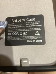 Чехол зарядка iBattery для iPhone 6/6s/7/8 6000 mAh black