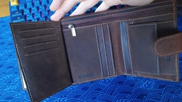 Чоловічий шкіряний гаманець DNK Leather DNK-06L-BAW коричневий