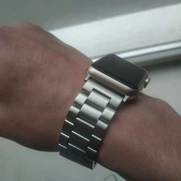 Металевий ремінець Fruct 3-Bead Metal Band для Apple Watch 38/40/41/42 mm Black фото від покупців 3
