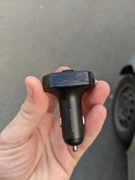 Автомобильный FM-трансмиттер (FM-модулятор) Baseus T-Complex S-09A Bluetooth MP3 c функцией зарядного устройства 2-USB (3.4А) и вольтметром фото от покупателей 1