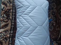 Подушка для сна 70х70 см NORDIC COMFORT+ IDEIA антиаллергенная холлофайбер чехол с молнией белая фото от покупателей 17