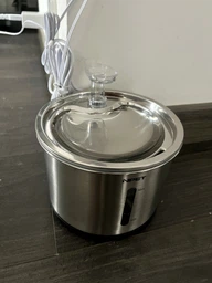 Фонтан-поїлка для котів і собак NPET WF210 1.5L з нержавіючої сталі з підсвіткою (112-METAL) фото від покупців 3