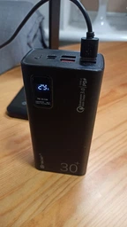 УМБ Павербанк 30000 mAh 22.5W Villini V-0026 4xUSB, PD + QC 3.0 Быстрая Зарядка для Телефона Для Епл Айфон Самсунг Ксяоми Роутера Планшета Портативная Батарея Внешний Аккумулятор Черный фото от покупателей 10