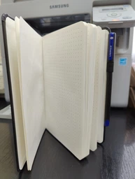 Записная книга Buromax Etalon 125x195 мм 96 листов в точку обложка из искусственной кожи Синяя (BM.291360-02) фото от покупателей 1
