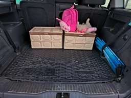 Ящик для зберігання MBM HOME розкладний з кришкою FB-1 30L GRAY сірий фото від покупців 1