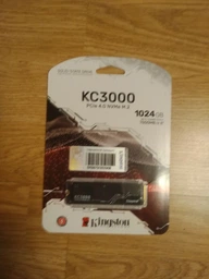 Твердотельный накопитель SSD 1Tb, KC3000, PCI-E 4.0 x4, M.2 2280, 3D TLC, 7000/6000 МБ/с Kingston 000332262