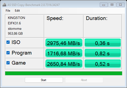 Твердотельный накопитель SSD 1Tb, KC3000, PCI-E 4.0 x4, M.2 2280, 3D TLC, 7000/6000 МБ/с Kingston 000332262 фото от покупателей 4
