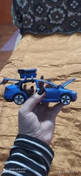 Машинка Tesla Model X колекційна моделька металева іграшка 15 см Фіолетовий (3532849)