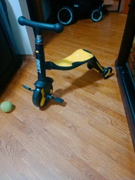 Самокат трансформер 3 в 1 Best Scooter JT 90601 світло звук Сіро-рожевий фото від покупців 2