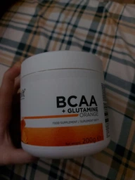 Амінокислота OstroVit BCAA + GLUTAMINE 500 g апельсин фото від покупців 2