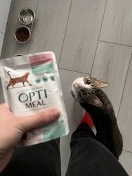 Влажный корм Optimeal для кошек со вкусом ягненка и овощей 85 г.(4820083905445) фото от покупателей 6