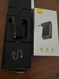 Адаптер ресивер Bluetooth Приемник-гарнитура для транслирования музыки с телефона на авто через AUX, Baseus (WXQY010001) фото от покупателей 2