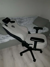 Комп'ютерне крісло для геймера Anda Seat Kaiser 3 XL Skin-Eco White (AD12YDC-XL-01-W-PVC)