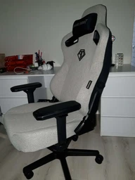 Комп'ютерне крісло для геймера Anda Seat Kaiser 3 XL Skin-Eco White (AD12YDC-XL-01-W-PVC) фото від покупців 6