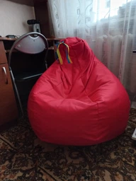 Крісло мішок груша 120х85см Блакитний