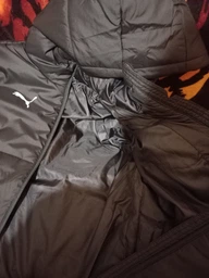 Куртка демисезонная для футбола с капюшоном мужская Puma Bench Jacket 65726803 S Puma Black-Puma White (4063697235663) фото от покупателей 1