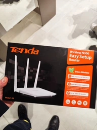 Wi-Fi Роутер Tenda F3 (N300, 1*Wan, 3*Lan, 3 антенны по 5дБи)