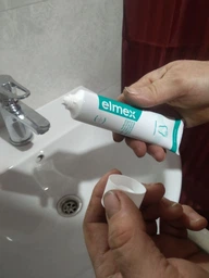 Зубна паста для чутливих зубів від карієсу "Сенситив Плюс" - Elmex Sensitive Toothpaste 75ml (542597-18851) фото від покупців 13