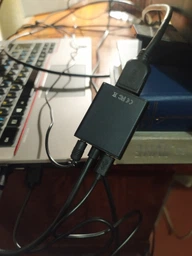 Конвертер Onten OTN-5138S VGA to HDMI со звуком и питанием