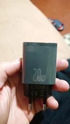 Сетевое зарядное устройство Baseus Compact Quick Charger Type c (PD)+ USB (QC3.0) 20w фото от покупателей 2