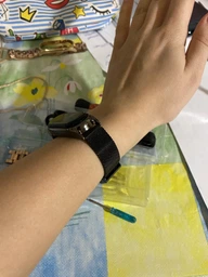 Mеталлический ремешок Миланская Петля Milano Jobs Xiaomi Mi Band 6/5/4/3 золото (mrk3064) фото от покупателей 19