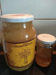 Мед весняне різнотрав'я (майский) 500 грам Ведмежатко натуральний