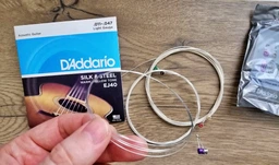 Струни для гітари D'Addario Silk & Steel Folk Regular Light (11-47) (EJ40) фото від покупців 2